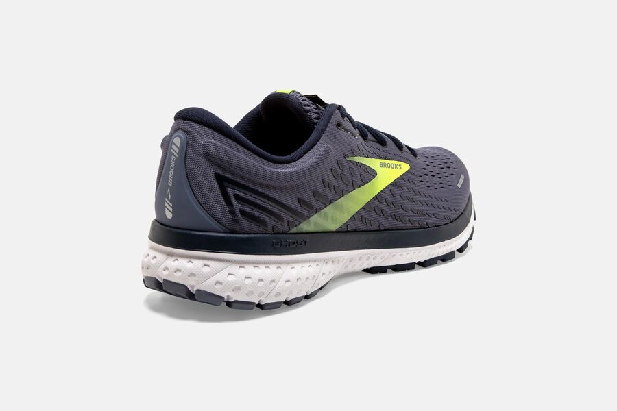 Brooks Ghost 13 Road Running Shoes Mens - Grey/Green - IOQCD-7514